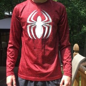 Spiderman logo long sleeved shirt